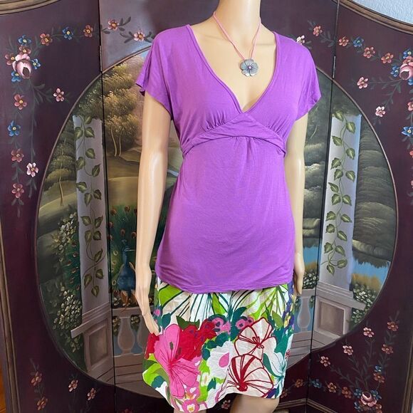 Van Heusen Pleated Skirt Size 0, 100%. Cotton - Picture 4 of 5